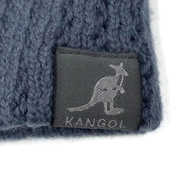 Kangol Pebble Knit Pull On Beanie Hat Top Pom Angora Wool Blend Unisex‎ - Picture 7 of 15